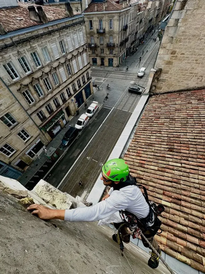 Cordiste près de Royan