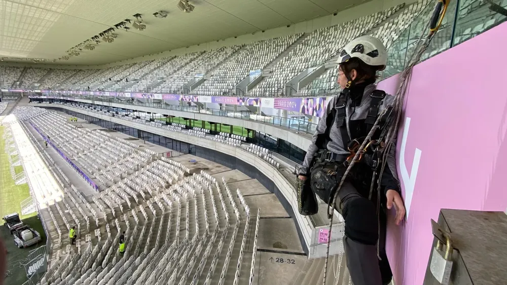 Façade des jeux olympiques
